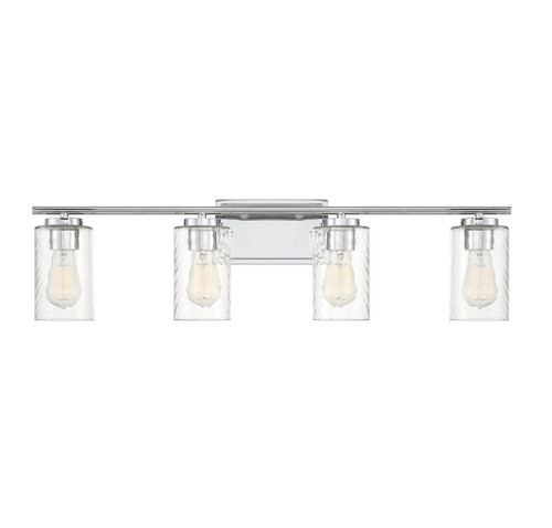 Meridian - M80039CH - Four Light Bathroom Vanity Light - Mbath - Chrome