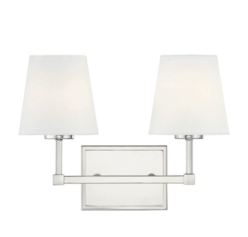 Meridian - M80052PN - Two Light Bathroom Vanity - Polished Nickel