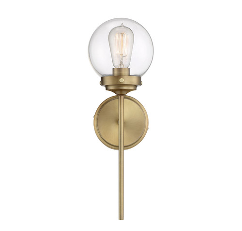 Meridian - M90025NB - One Light Wall Sconce - Mscon - Natural Brass