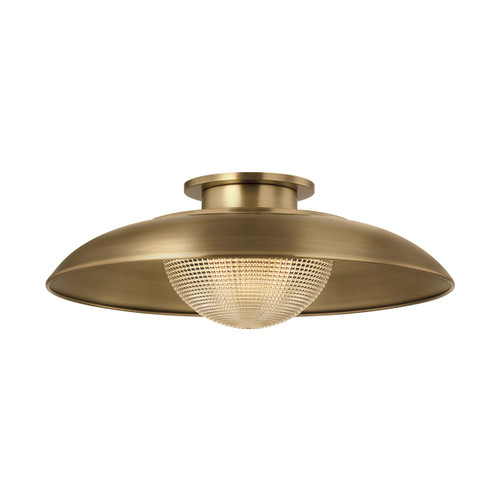 Troy Lighting - C4118-PBR - One Light Semi Flush Mount - Braxton - Patina Brass