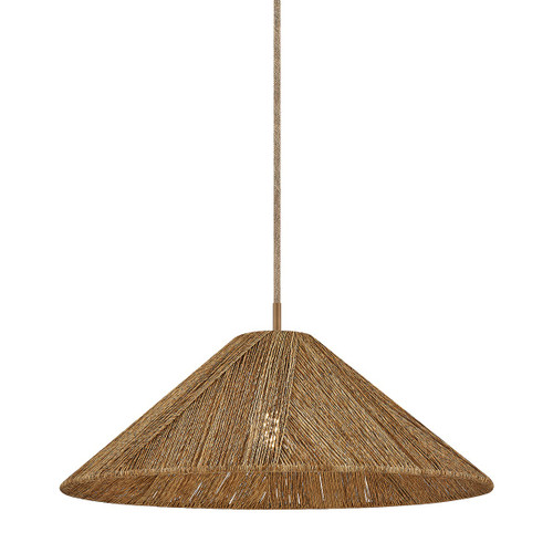 Troy Lighting - F3724-PBR - One Light Pendant - Ahrens - Patina Brass