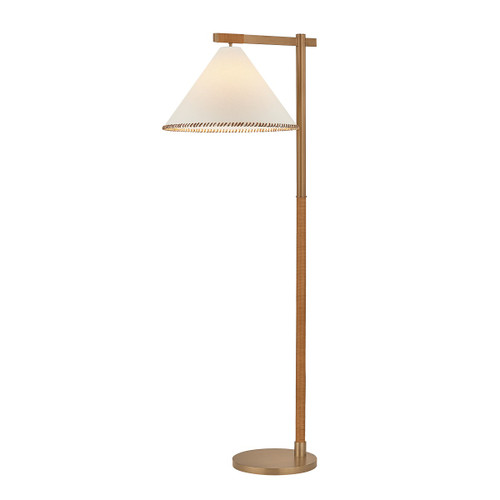Troy Lighting - PFL2560-PBR - One Light Floor Lamp - Stoney - Patina Brass