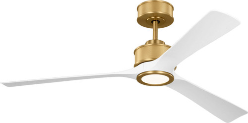 Visual Comfort Fan - 3RSESM52BBSRZWD - 52 Ceiling Fan - Reese - Burnished Brass
