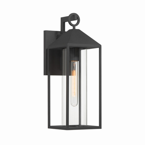 Artcraft - AC8981BK - One Light Outdoor Lantern - Portside - Black