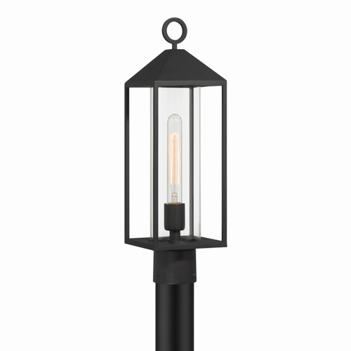 Artcraft - AC8983BK - One Light Outdoor Post Mount - Portside - Black
