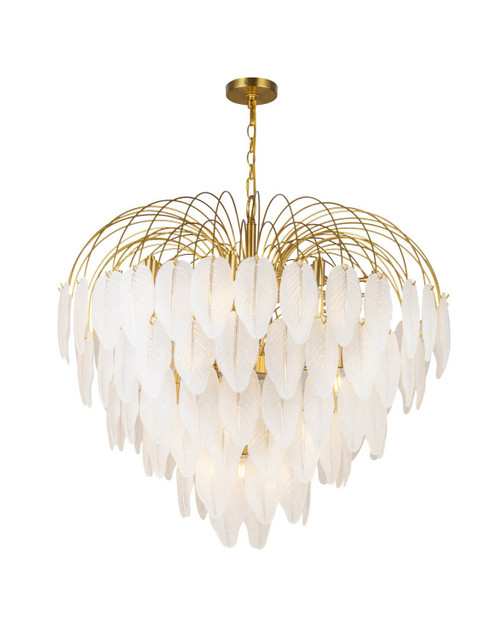 Artcraft - AC11783BR - 24 Light Chandelier - Alessia - Brushed Brass