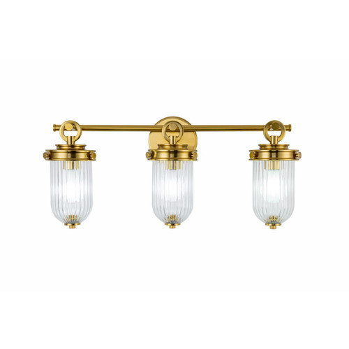 Artcraft - AC12023BR - Three Light Bathroom Vanity - Myla - Vintage Brass
