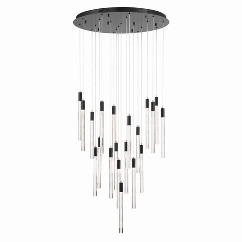 Artcraft - AC12140BK - LED Chandelier - Celine - Brass