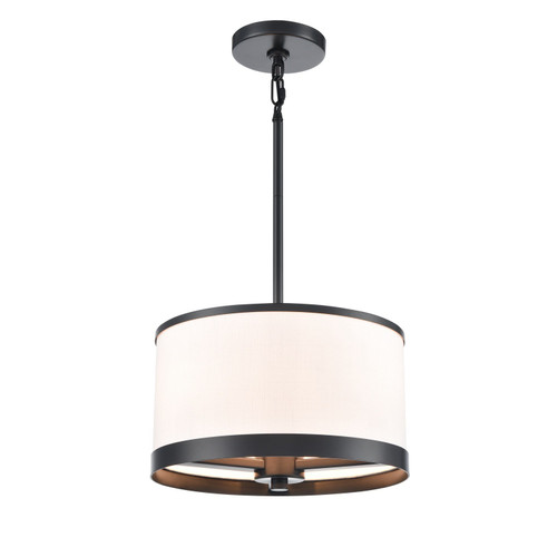 Artcraft - AC12161BK - Three Light Pendant - High Street - Black