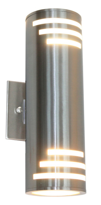 Artcraft - AC8005SS - Two Light Outdoor Wall Mount - Nuevo - Stainless Steel