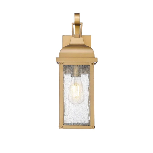 Artcraft - AC8181WB - One Light Outdoor Wall Sconce - Madrid - Weathered Brass