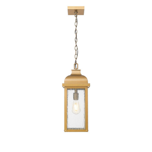 Artcraft - AC8185WB - One Light Outdoor Pendant - Madrid - Weathered Brass