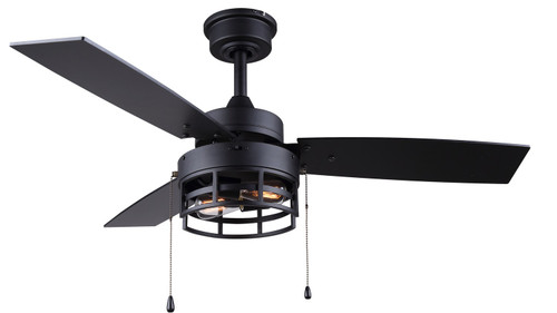 Canarm - CF42ATT3BK - 42 Ceiling Fan - Attley - Matte Black