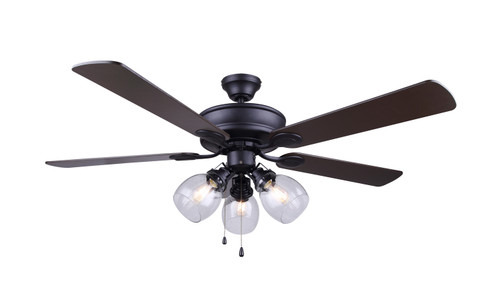 Canarm - CF52CAR5BK - 52 Ceiling Fan - Carson - Black