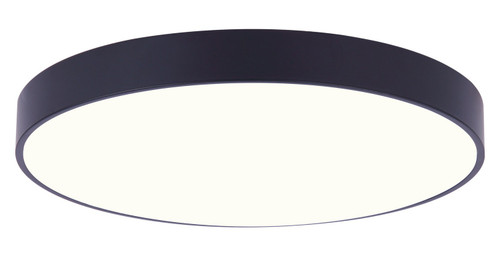 Canarm - DL-10F-20WS-BK-C - LED Flush Mount - Luna - Matte Black