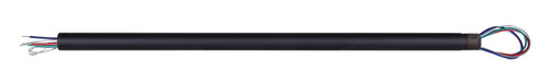 Canarm - DR24BK-1OD - Downrod - Matte Black