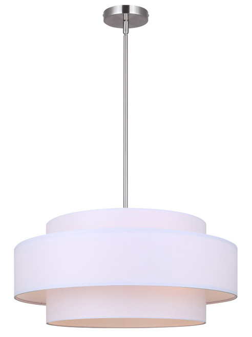 Canarm - ICH1148A03BN22 - Three Light Chandelier - Landra - Brushed Nickel
