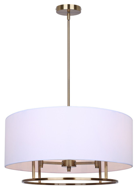 Canarm - ICH2191B03GD24 - Three Light Pendant - Bonnie - Gold