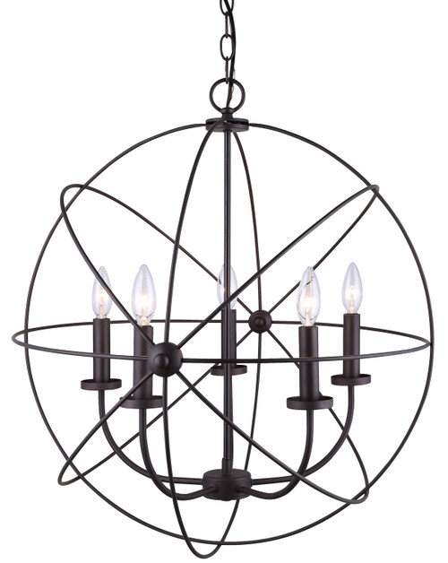 Canarm - ICH282B05ORB25 - Five Light Chandelier - Sumerside - Oil Rubbed Bronze