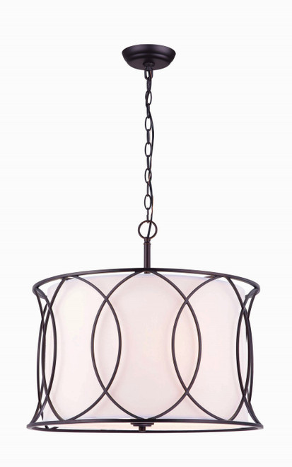 Canarm - ICH320A03ORB20 - Three Light Chandelier - Monica - Oil Rubbed Bronze