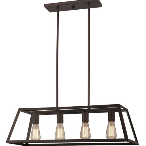 Canarm - ICH480A04ORB30 - Four Light Chandelier - Flynn - Oil Rubbed Bronze