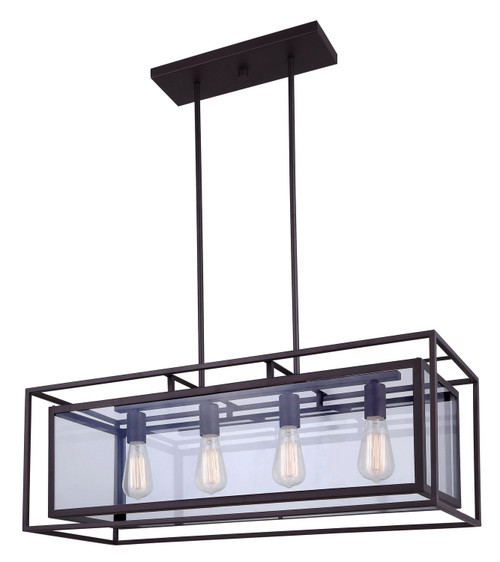 Canarm - ICH595A04ORB32 - Four Light Chandelier - Isola - Oil Rubbed Bronze