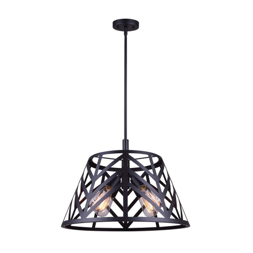 Canarm - ICH635B04BK19 - Four Light Chandelier - Maud - Matte Black