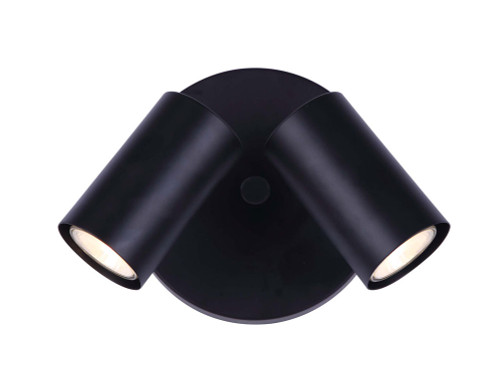 Canarm - ICW1022A02BK10 - Two Light Ceiling/Wall Mount - Marena - Black