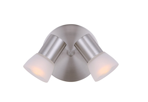 Canarm - ICW517A02BN - Two Light Ceiling/Wall Fixture - Hudson - Brushed Nickel