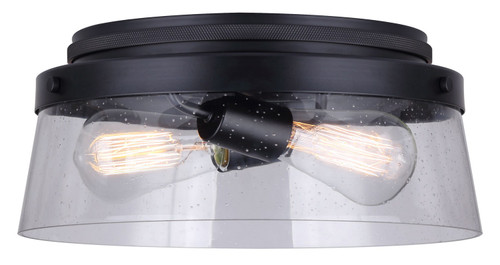 Canarm - IFM1097A13BK - Two Light Flush Mount - Declan - Matte Black