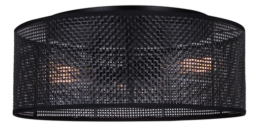 Canarm - IFM1149A15BK - Three Light Flush Mount - Bellamy - Black