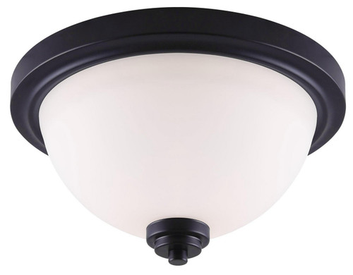 Canarm - IFM326A13BK - Two Light Flush Mount - Portia - Matte Black