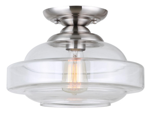 Canarm - IFM459B13BN - One Light Flush Mount - Chicago - Brushed Nickel