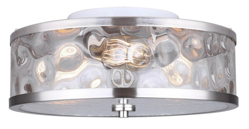 Canarm - IFM677A15BN - Three Light Flush Mount - Cala - Brushed Nickel