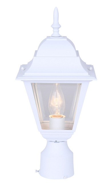Canarm - IOL1311 - One Light Outdoor Post Mount - Iol13 Wh - White