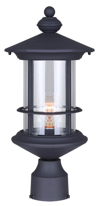 Canarm - IOL303BK - One Light Outdoor Lantern - Treehouse - Black