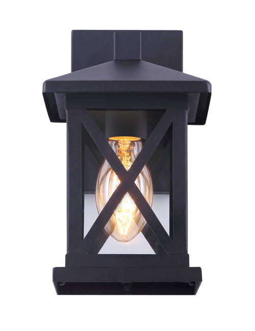 Canarm - IOL401BK - One Light Outdoor Downlight - Elm - Black