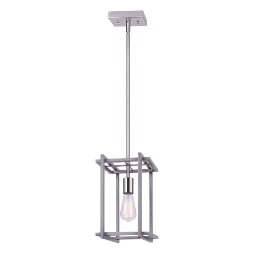 Canarm - IPL1066A01BNB - One Light Pendant - Carli - Brushed Nickel