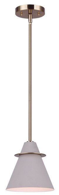 Canarm - IPL1076A01MGG - One Light Pendant - Talia - Gold And Matte Grey