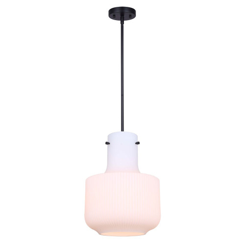 Canarm - IPL2027B01BK - One Light Pendant - Adalie - Matte Black