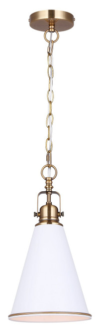 Canarm - IPL2195B01WHG - One Light Pendant - Ollie - Gold