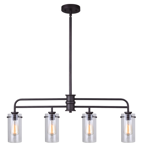 Canarm - IPL679A04ORB - Four Light Pendant - Albany - Oil Rubbed Bronze