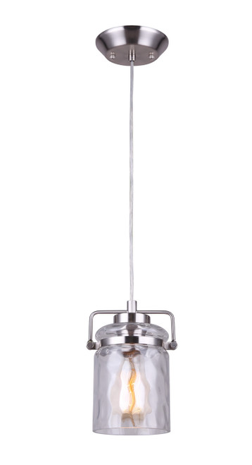 Canarm - IPL707A01BN - One Light Pendant - Arden - Brushed Nickel