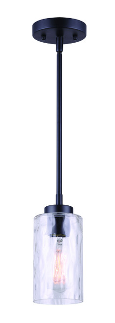 Canarm - IPL754A01BK - One Light Pendant - Newport - Black