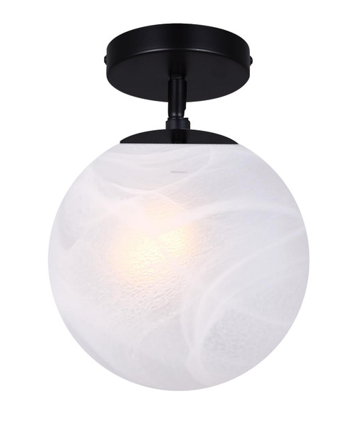 Canarm - ISF1229A01BK - One Light Semi Flush Mount - Mackenna - Black