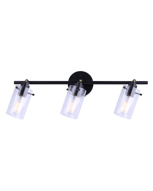 Canarm - IT759A03BK - Three Light Track - Joni - Black