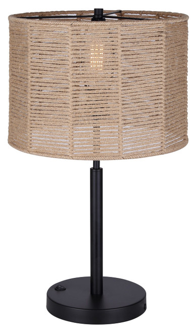 Canarm - ITL2134B24BK - One Light Table Lamp - Lano - Matte Black