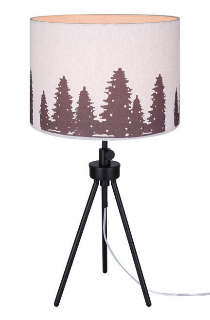 Canarm - ITL2145B26BK - One Light Table Lamp - Holt - Matte Black