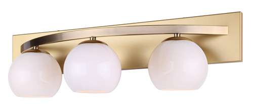 Canarm - IVL1169A03GDP - Three Light Vanity - Monroe - Gold