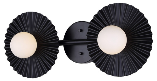 Canarm - IVL1210A02BK9 - Two Light Vanity - Payton - Matte Black